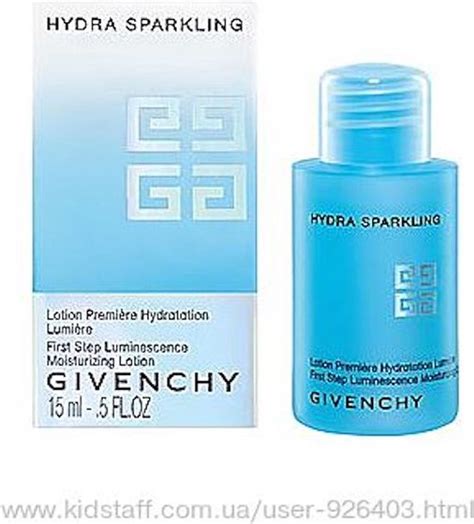 givenchy hydra sparkling lotion premiere hydratation lumiere|HYDRA SPARKLING .